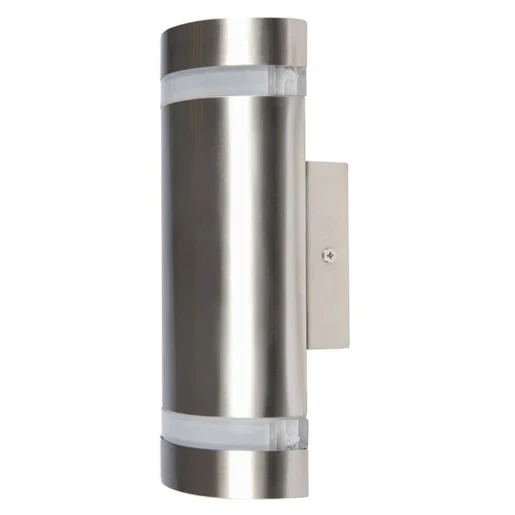 Wall Light Round Up+Down 3000K LED IP67 2 x 3W Stainless Steel