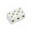 Connector DP Central Hole Fixing 15A Porcelain