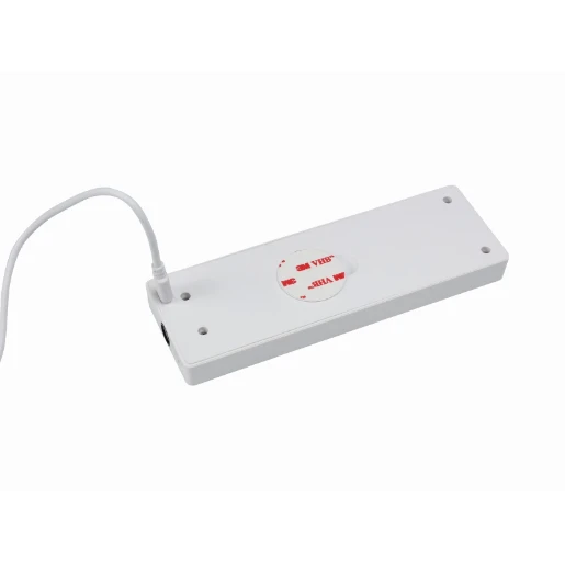 Sensorlux Cabinet Wardrobe Light 180Mm 80Lm 3000K With Dual Ir Hand Wave And Door Sensor Dimmable Rechargeable Battery