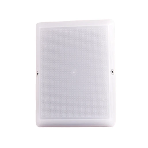 Mini-Max Bulkhead Square IP65 Opal Diffuser LED 13W 1300lm Black Polycarbonate