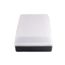 Mini-Max Bulkhead Square IP65 Opal Diffuser LED 13W 1300lm Black Polycarbonate Emergency