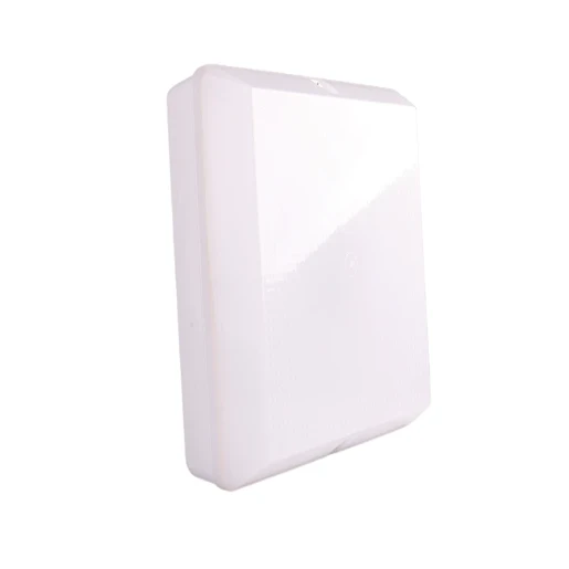 Mini-Max Bulkhead Square IP65 Opal Diffuser LED 13W 1300lm White Polycarbonate