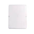 Mini-Max Bulkhead Square IP65 Opal Diffuser LED 13W 1300lm White Polycarbonate