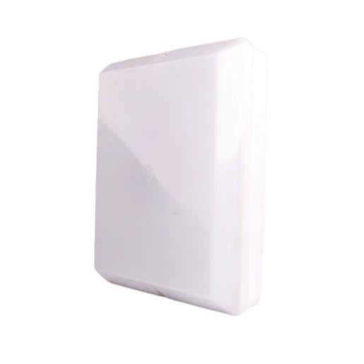 Mini-Max Bulkhead Square IP65 Opal Diffuser LED 13W 1300lm White Polycarbonate Emergency