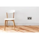 2 Gang Smart Series Socket Stainless Steel