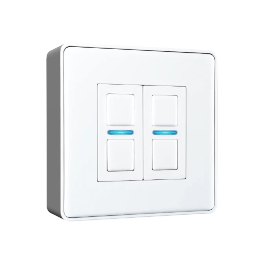 2 Gang Smart Series Dimmer White