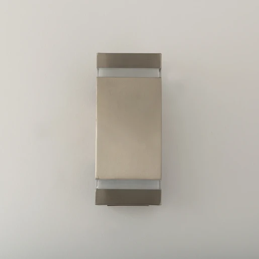 Wall Light Square Up+Down 3000K LED IP67 2 x 3W Stainless Steel