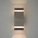 Wall Light Square Up+Down 3000K LED IP67 2 x 3W Stainless Steel