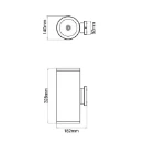 Wall Light Up+Down LED 3000K 2 x 24W Antrhacite