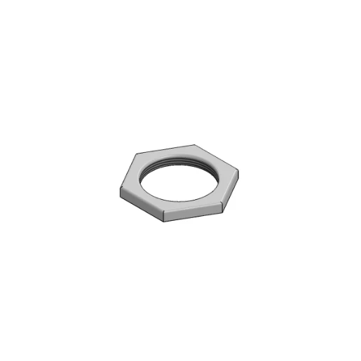 Galvanised Steel Hexagon Locknut 20mm 100-Pack