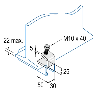 C Beamclamp 25mm Hg