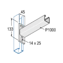 Cantilever Arm 600 x 41mm Hot Dipped Galvanised