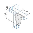 Bracket 90° 4 Hole 104X90X41mm Hdg