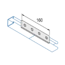 Plate Flat 4 Hole 184mm Hdg
