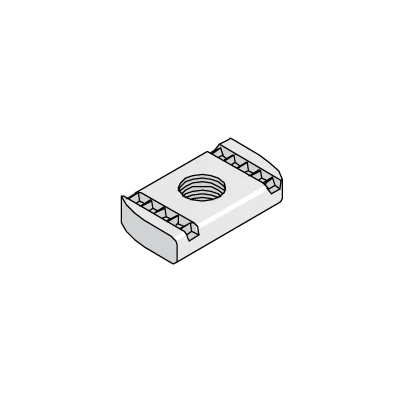 Channel Nut No Spring M10 Electro-Zinc Plated [Pack=100]