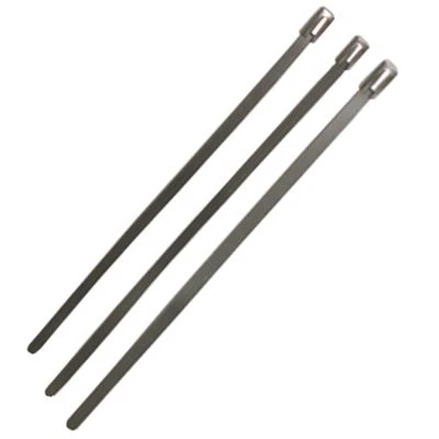 200mm x 4.6mm Self-Locking Stainless Steel Cable Tie [Pack = 100]