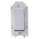 Gridswitch Single Pole 2 Way 20A Moulded White