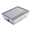 Floor Box 3 Compartment 208 x 286mm Steel