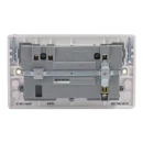 Socket 2 Gang Switched 2X USB 13A White Slimline