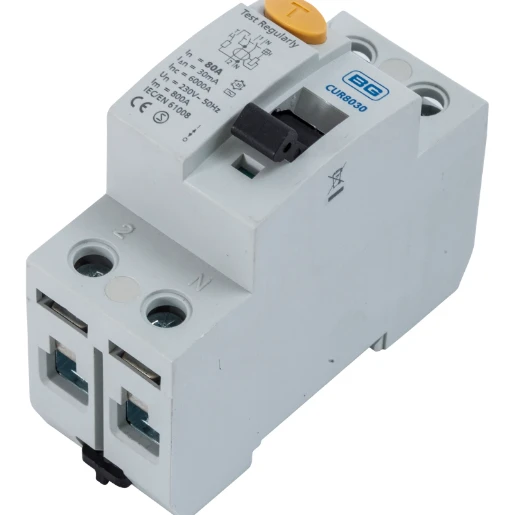 RCD Single Pole AC 80A 30mA 6kA 35 x 87 x 72.5mm
