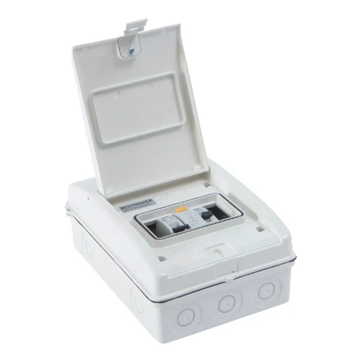 Enclosure Shower Kit 63A 30Ma RCD+Metal 50A MCB IP656