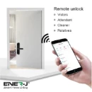 Wifi Smart Door Lock Right Handle Black