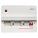 10 Way High Integrity Consumer Unit 100A Main Switch, 80A 30mA RCDs, Flexible Configuration