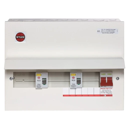 10 Way High Integrity Consumer Unit 100A Main Switch, 80A 30mA RCDs, Flexible Configuration