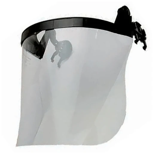 210mm Polycarbonate Classic Screens And Carrier Helmet Mounted Face Protection
