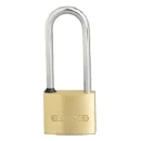 Medium Security Heavy Long Shackle 40mm Brass Chrome Padlock