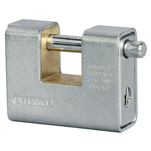 High Security Keyed To Differ 30mm Chrome Padlock