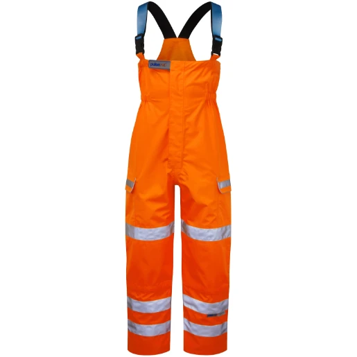 Rail Spec Foul Weather Salopette Large Orange