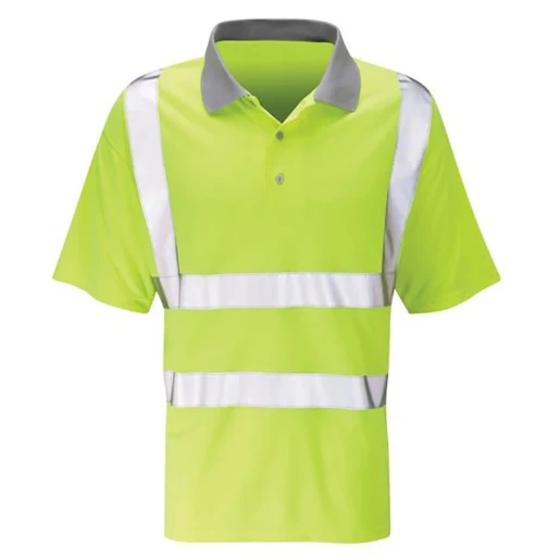 Mercury Polyester Polo Shirt XXL Yellow