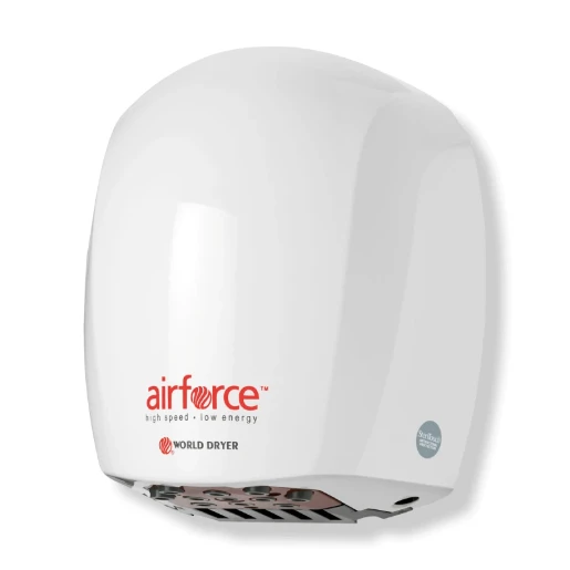 Hand Dryer Airforce 1.1kW 230V White Filter Cap