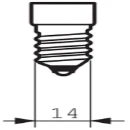MASTER LED CLEAR CANDLE 5.5W/6W 40W E14 SES DIMTONE