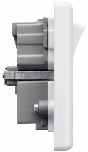 Socket Moulded 2 Gang Switched 13A 4.2A White A+C USB Charging