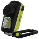 USB Rechargeable High Power LED Folding Portable Work Task Light with Bluetooth Speaker