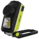 USB Rechargeable High Power LED Folding Portable Work Task Light with Bluetooth Speaker