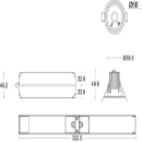 Emergency Downlight 3.5W LED Non Maintained