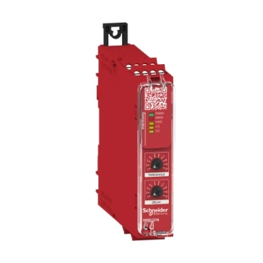 Safety module, Harmony Safety Automation, Zero speed monitoring with time delay, 24V AC/DC, screw