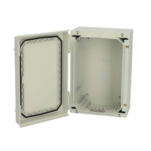 G Hinged Polycarbonate Enclosure 320X220X150Mm Grey Cover