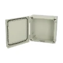 G Hinged Polycarbonate Enclosure 320x320x150 Grey Cover