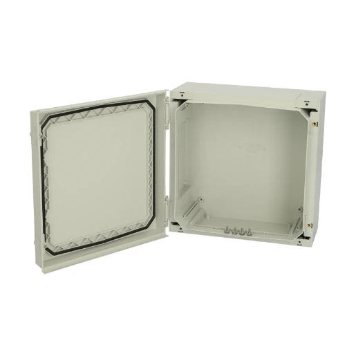 G Hinged Polycarbonate Enclosure 320x320x150 Grey Cover