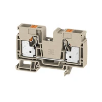 Feed-Through Terminal Push In 16 Mm 1000 V 76 A Dark Beige