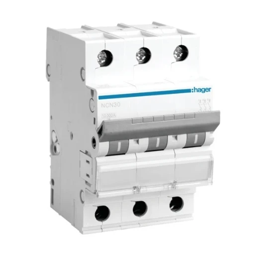 MCB 3 Pole 10kA/15kA C-32A 3M