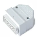 White 7-Pole Single Socket Outlet