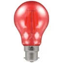4.5W Red BC-B22D IP65 LED Filament Harlequin GLS