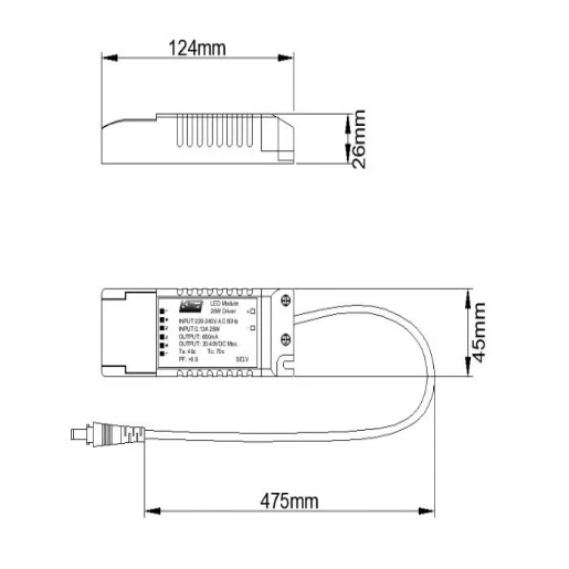 Qr Pro Commercial 13W Led Emergency Non Dimmable Driver