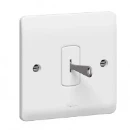 Single Pole Key Switch Synergy 1 Gang 2 Way 10 Ax 250 V White