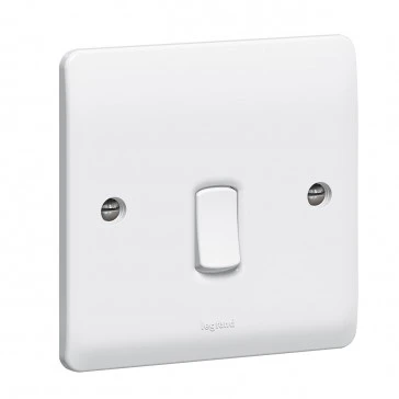 Double Pole Switch Synergy 20 A 250 V White